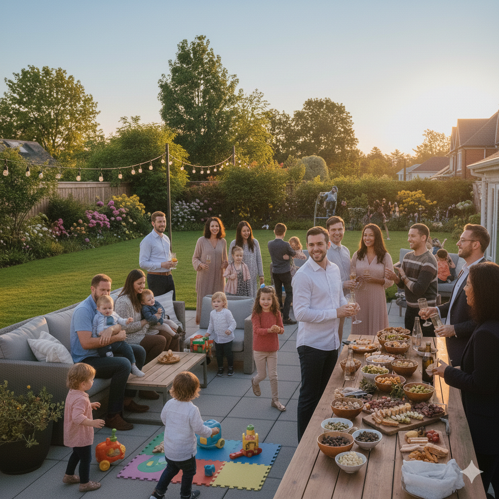People enjoying time together outdoors