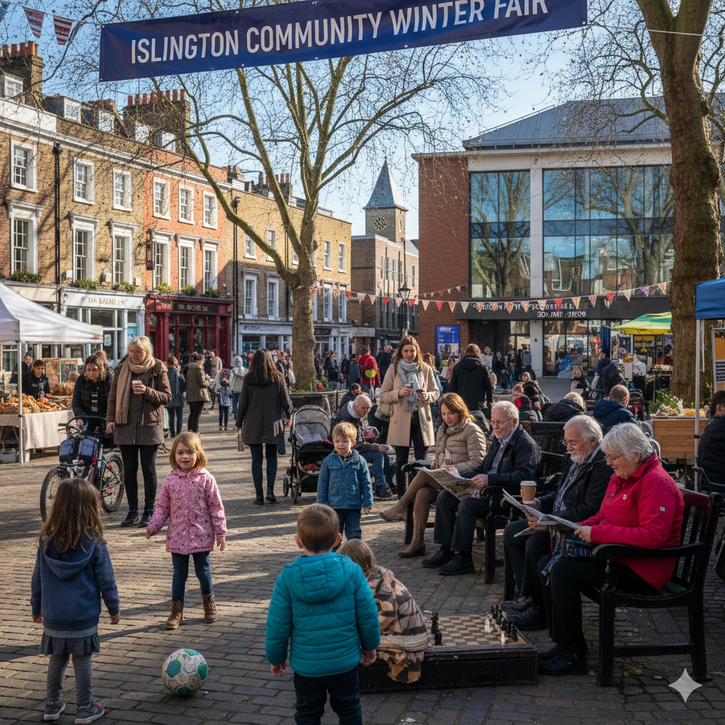 People gathering in community